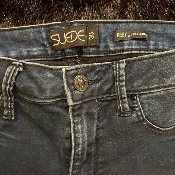 👖 Suede Riley Low Rise Jeggings – Size 30 - Picture 3 of 5